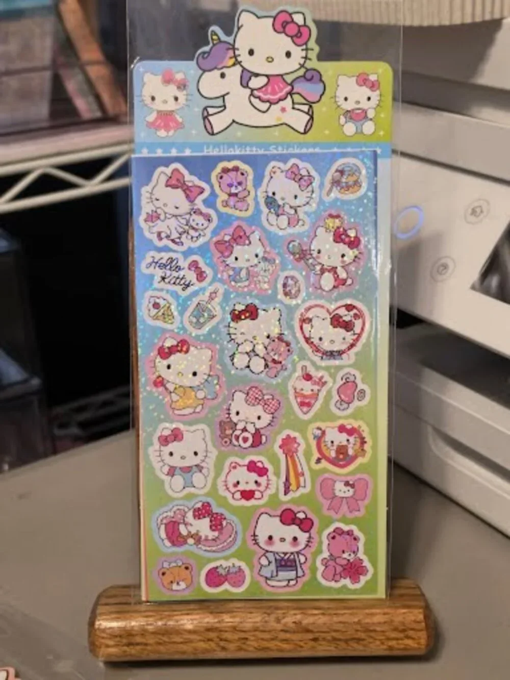 STK-2541 Hello Kitty Laser Sticker Sheet